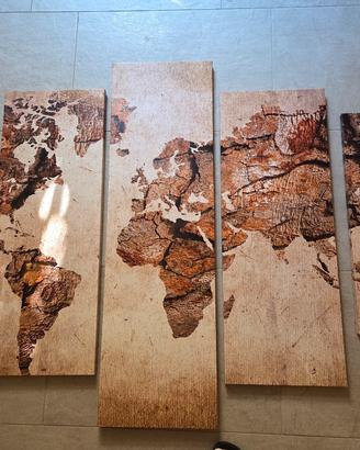 Quadro componile mondo