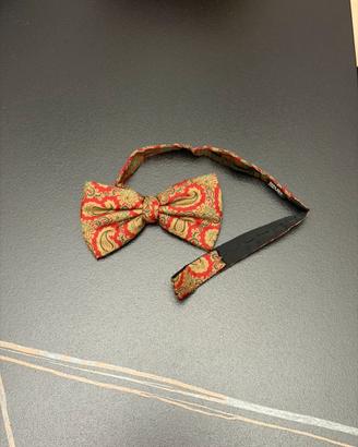 Papillon Seta Sir Wilson Torino Paisley Rosso