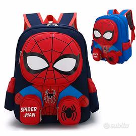 Zaino scuola Materna Spiderman 3D  33x26x11cm