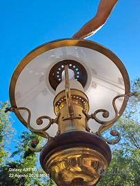 Lampada da interno in stile classico in ottone
