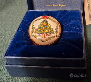 scatola nataliziain porcellana HALCYON DAY ENAMELS