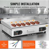 Piastra elettrica professionale VEVOR 73X47