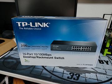 Switch 16 porte tp-link TL-SF1016DS 10/100