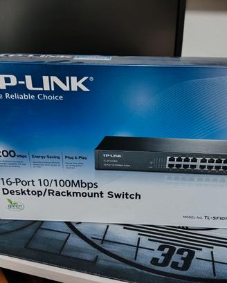 Switch 16 porte tp-link TL-SF1016DS 10/100