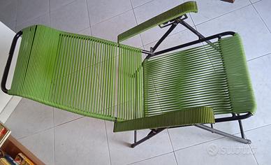 Sedia-Sdraio anni '60 - VINTAGE