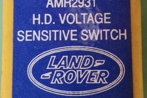 Land Rover Sensitive switch
