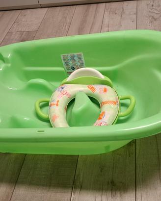 vaschetta per bagno e seduta 