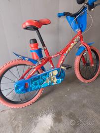 Bicicletta spiderman bambino