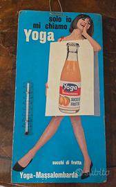 Pubblicità con termometro Yoga 1961