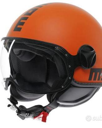 CASCO MOMO DESIGN FGTR CLASSIC ARANCIONE OPACO