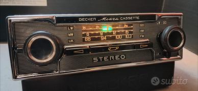 Becker Monza Cassette Stereo anni '70