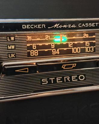 Becker Monza Cassette Stereo anni '70