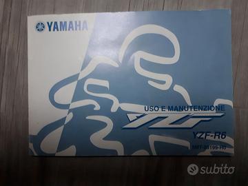 libretto uso e manutenzione yamaha r6