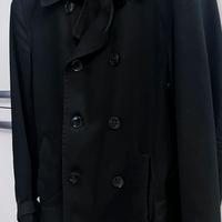 Trench nero doppiopetto uomo taglia 46