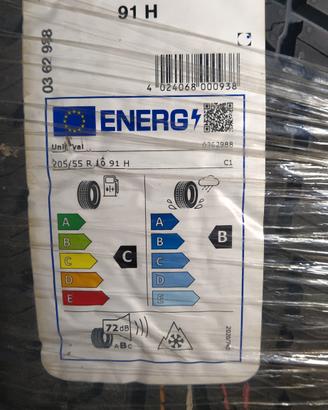 Pneumatici 205/55/R16