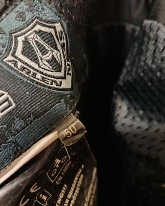 pantaloni moto in pelle 