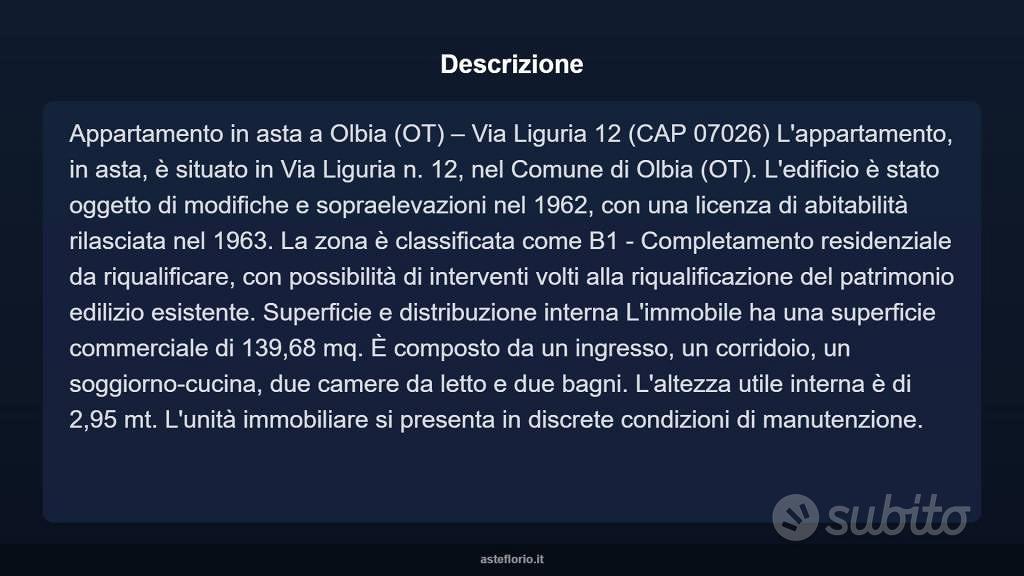 Appartamento – Olbia, Quartiere Centro, Gallura Nord-Est Sardegna - Vista 4