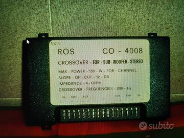 Crossover passivo ROS CO-4008