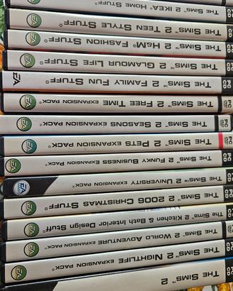 Collezione giochi PC The Sims 2 + espansioni e stu