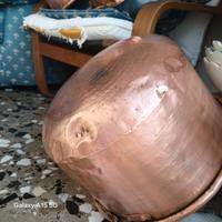 Paioli in rame martellato antichi