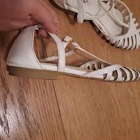 sandalo basso bianco