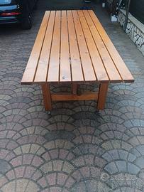 Tavolo in legno massiccio 250x95x80