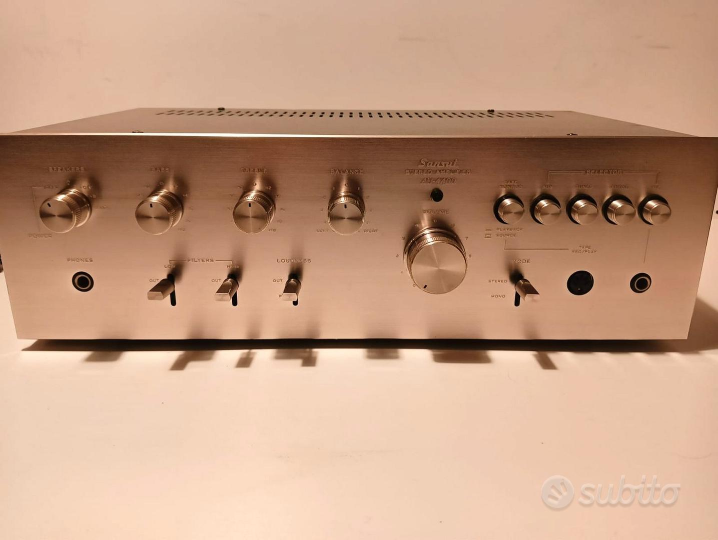 Amplificatore Integrato Sansui AU4400 Audio/Video In vendita a Belluno