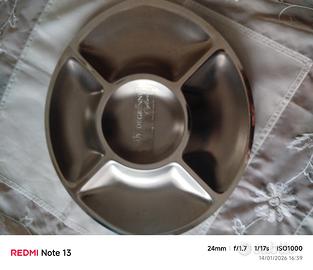 vassoio acciaio inox Guy Degrenne