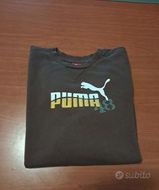 Felpa marrone Puma ,L , Y2K 