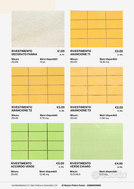 Mattonelle per rivestimenti, pavimenti e battiscop