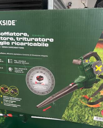 Soffiatore aspiratore trituratore Parkside 40V