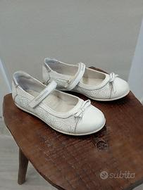 Scarpe bianche bimba da cerimonia