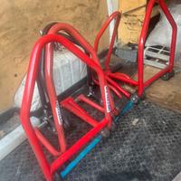 Cavalletti moto e adattatore per smontagomme moto