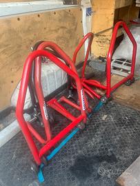 Cavalletti moto e adattatore per smontagomme moto