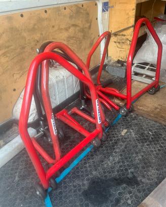 Cavalletti moto e adattatore per smontagomme moto