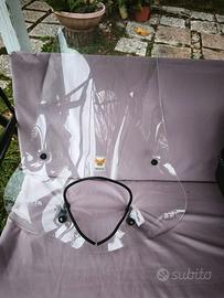 Parabrezza isotta alto (seminuovo) + casco usato