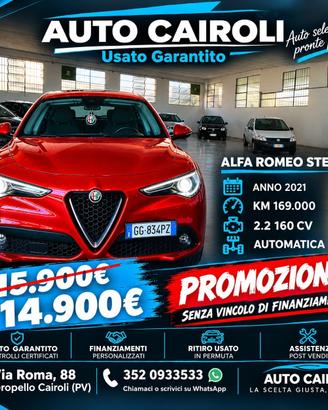 Alfa Romeo Stelvio 2.2 Turbodiesel 160 CV AT8 RWD 
