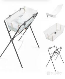 Vaschetta bagnetto stokke Flexi Bath piu supporto