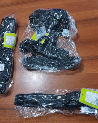  set pettorina..guinzaglio e collare. marca t