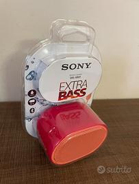 Sony Extra Bass SRS-XB01 ROSSO - NUOVO