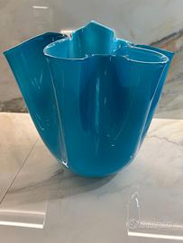 VASO VENINI FAZZOLETTO MEDIO BLU ACQUAMARE
