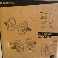 VALIGIETTA KIT MANUBRI PALESTRA 20KG