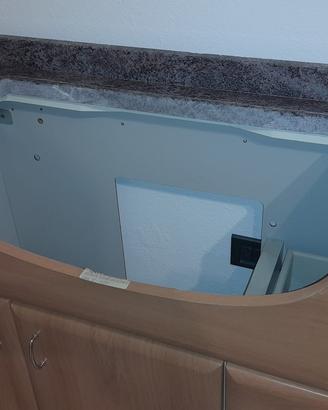 Mobile bagno con top granito Steel Gray