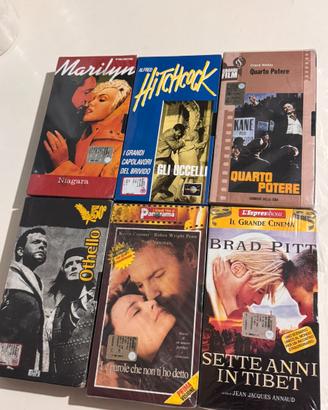 Videocassette originali e in custodia originale