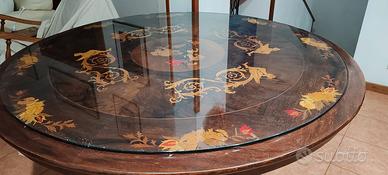 Piano tavolo vetro cristallo, spessore 1 cm 