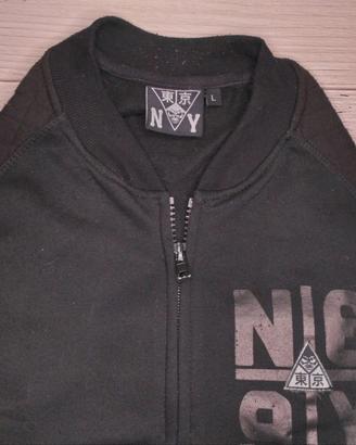 Felpa/Giacca Zip "Tokyo NY" Trapuntata L