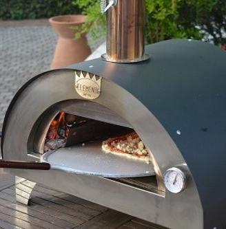 Forno clementi inox legna gas hybrid italy fiera