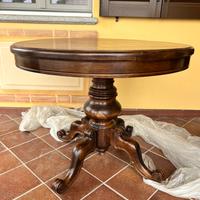 Tavolo in noce nazionale diametro 1 metro