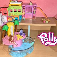 POLLY POCKET VINTAGE  CASA,PISCINA,ACCESSORI  2000