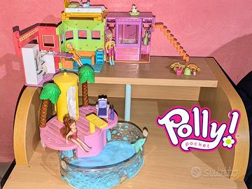 POLLY POCKET VINTAGE  CASA,PISCINA,ACCESSORI  2000